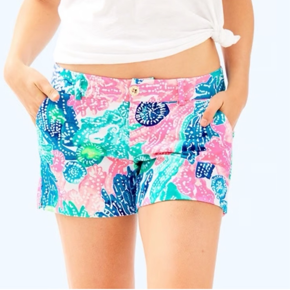 Lilly Pulitzer Multi Boho Batik Print Callahan Stretch Shorts